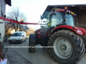 Bossoir téléscopique